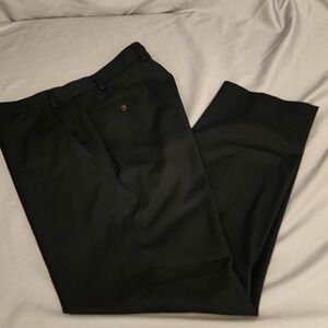 Polo Ralph Lauren‎ dress pants 36x30 Navy blue. Poly/Rayon.